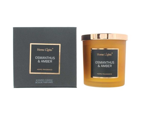 Home Lights, Osmanthus & Amber, Scented Candle, 215 g Telpu aromāti