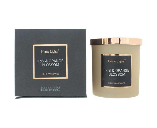 Home Lights, Iris Orange Blossom, Scented Candle, 215 g Telpu aromāti