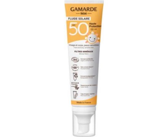 Gamarde, Gamarde, Bio, Sun Protection, Sunscreen Cream, Face & Body, SPF 50, 100 ml Ķermeņa kosmētika