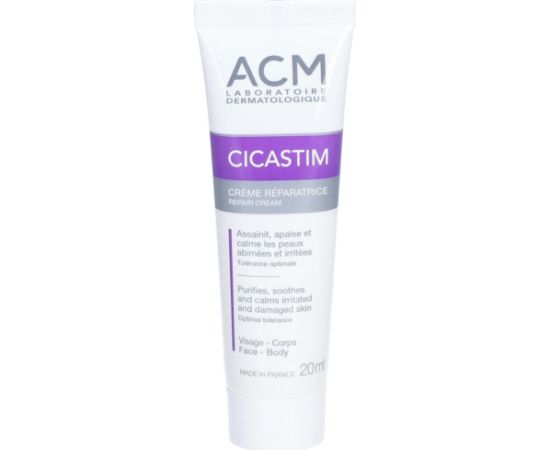 Laboratoire ACM, Cicastim, Reparative, Cream, For Face & Neck, 20 ml Ķermeņa kosmētika