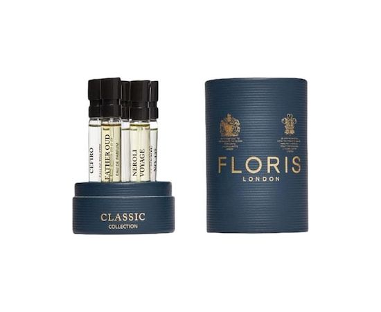 Set Floris Of London: Cefiro, Eau De Toilette, Unisex, 2 ml *Vial + Special 127, Eau De Toilette, Unisex, 2 ml *Vial + Limes, Eau De Toilette, Unisex, 2 ml *Vial + Neroli Voyage, Eau De Toilette, Unisex, 2 ml *Vial + Leather Oud, Eau De Toilette, Unisex,  Парфюмерные наборы