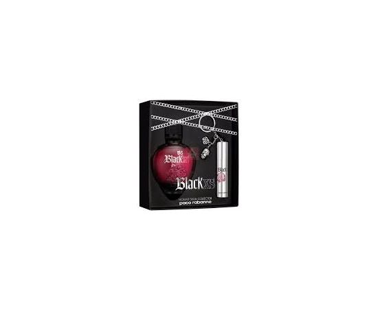 Set Paco Rabanne: Black XS, Eau De Toilette, For Men, 100 ml + Black XS, Eau De Toilette, For Men, 10 ml Dāvanu komplekti
