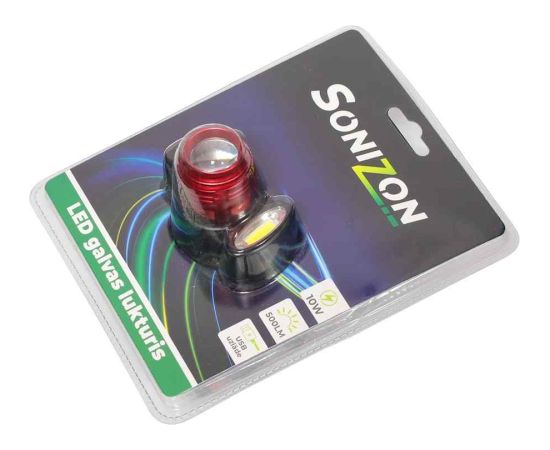 Sonizon Lukturis uz galvas liekams LED 10w 500lm Фонари