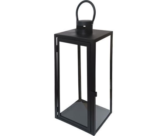 Artflow Laterna Josephine metāla 17x17x43cm, melna Āra apgaismojums