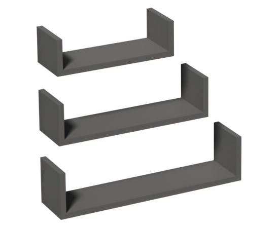 Velano Plauktu kompl. FUS pelēks Ux3 Plaukti  