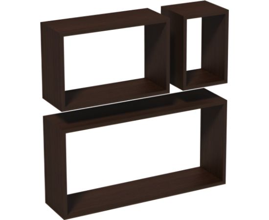 Velano Plauktu kompl. FRS wenge kvadrāts x3 Полки