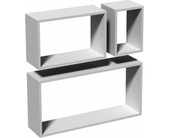 Velano Plauktu kompl. FRS balts kvadrāts x3 Полки