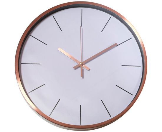 Besk Pulkstenis sienas 30cm, metāla Pulksteņi