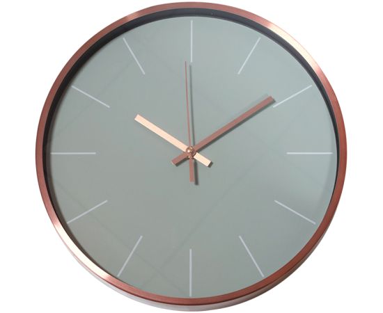 Besk Pulkstenis sienas 30cm, metāla Pulksteņi