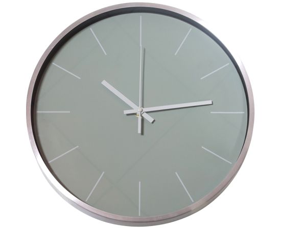 Besk Pulkstenis sienas 30cm, metāla Pulksteņi