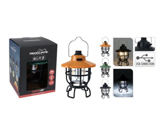 Redcliffs Kempinga lampa uzlādējama Lukturi 