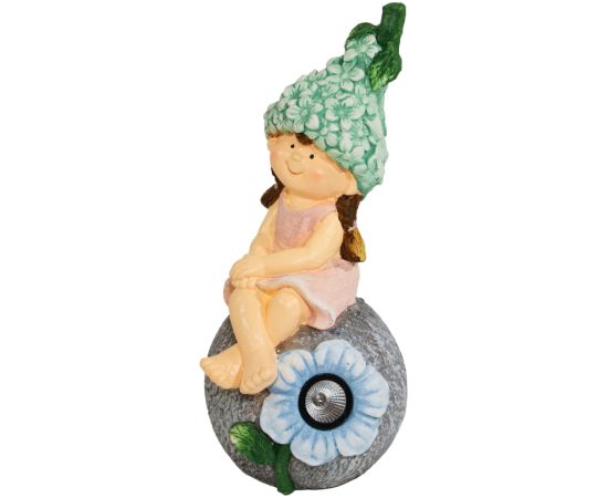 Besk Dārza dekors ar solāro gaismu Meitenīte Āra apgaismojums