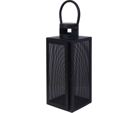 Artflow Laterna metāla Aura 12.5x12x30cm, melna Наружное освещение