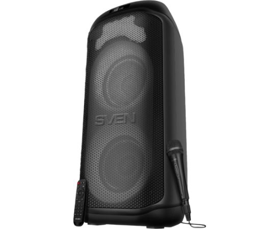 Speaker SVEN PS-1050, black (200W, TWS, Bluetooth, FM, USB, microSD, LED-display, 7200mAh) Bezvadu skaļruņi