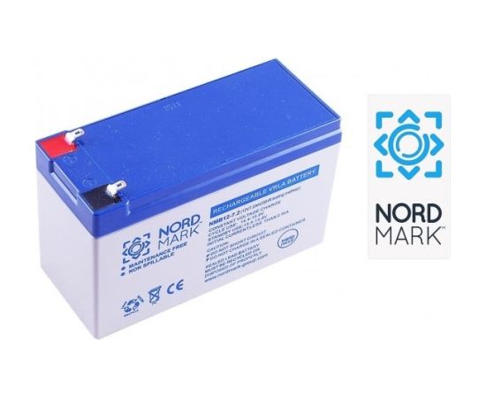 Аккумулятор NORDMARK, 12V 7Ah, T1 UPS стабилизаторы напряжения