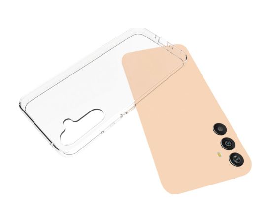 Evelatus Samsung  Galaxy A34 5G Clear Silicone Case 1.5mm TPU Transparent Neoriģinālie Maciņi