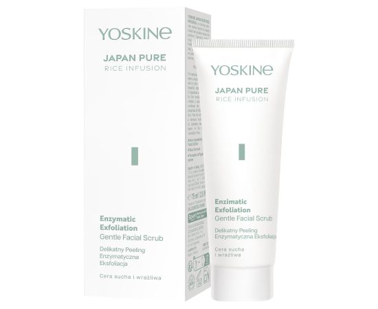 Yoskine, Japan Pure, Rice Infusion, Exfoliating Scrub, 75 ml Ķermeņa kosmētika