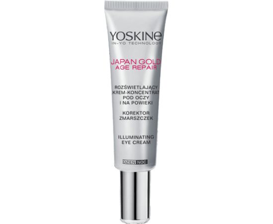 Yoskine, Japan Gold, Illuminating, Day & Night, Eye Cream, 15 ml Dekoratīvā kosmētika