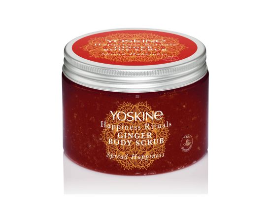 Yoskine, Happiness Rituals, Ginger, Peeling, Body Scrub, 300 ml Ķermeņa kosmētika