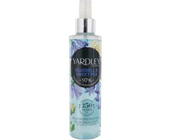 Yardley, Bluebell and Sweetpea, Scented Spray, For Women, 200 ml Unisex Smaržas