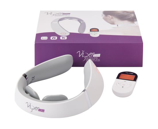 ViperPharm, Vipernake Go Neck Pain, Wireless With An Ergonomic Design, Massagers, For Neck, Vp-0.1, White, Unisex, Adult Jaunumi - Skaistums