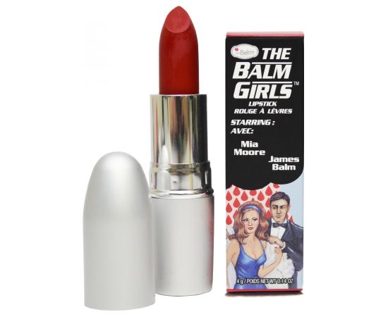 The Balm, The Balm Girls, Cream Lipstick, Mia Moore, 4 g Lūpu krāsas, spīdumi, balzāmi