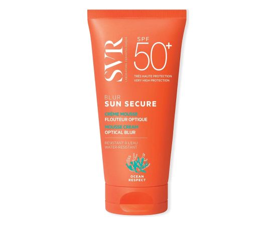 SVR, Sun Secure Blur, Parfum-Free, Sun Protection, Sunscreen Cream, For Face, SPF 50+, 50 ml Ķermeņa kosmētika