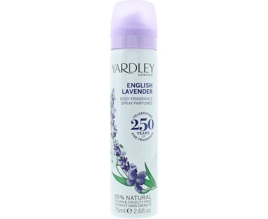 Yardley, English Lavender, Deodorant Spray, For Women, 75 ml Dezodoranti