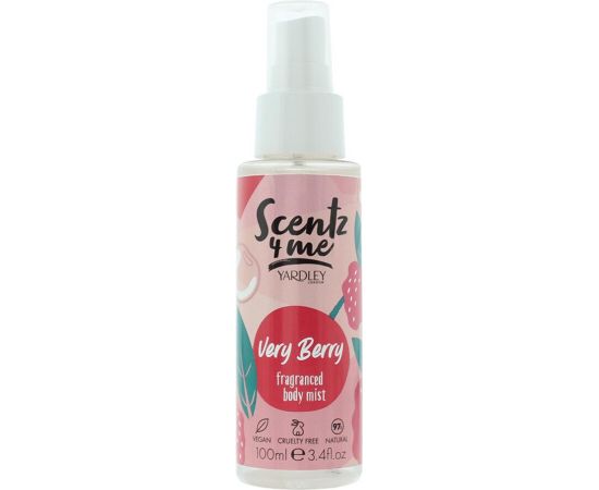 Yardley, Scentz 4 Me Very Berry, Scented Spray, Unisex, 100 ml Unisex Smaržas