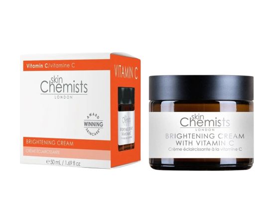 Skin Chemists, Brightening Cream, Vitamin C, Brightening, Cream, For Face, 50 ml Ķermeņa kosmētika