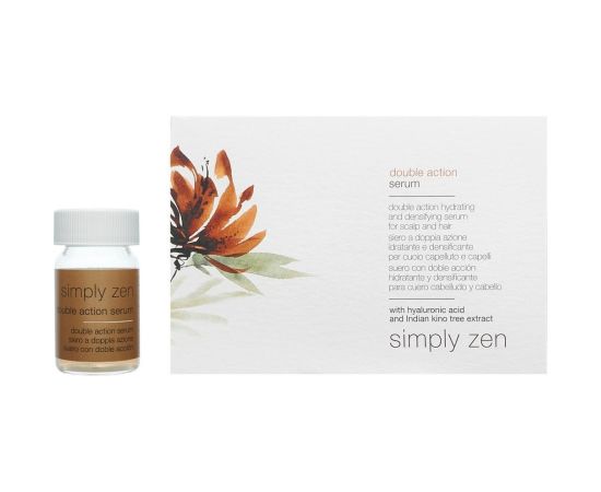 Set, Simply Zen, Double Action, Leave In Scalp Treatment Serum, For Density & Vitality, 12 pcs, 5 ml Matu kopšana