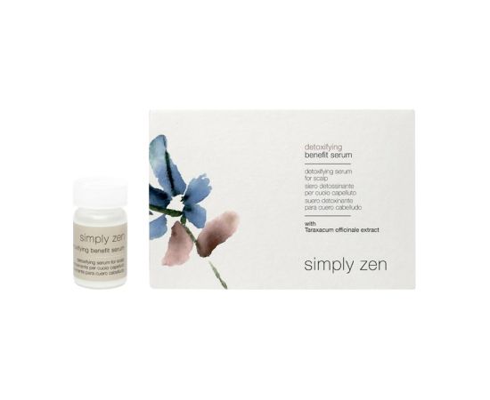Set, Simply Zen, Detoxifying, Leave In Scalp Treatment Serum, For Detoxing, 12 pcs, 5 ml Matu kopšana