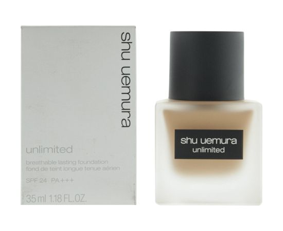 Shu Uemura, Unlimited, Natural, Liquid Foundation, 734, 734 Rich Beige, SPF 24, 35 ml Dekoratīvā kosmētika