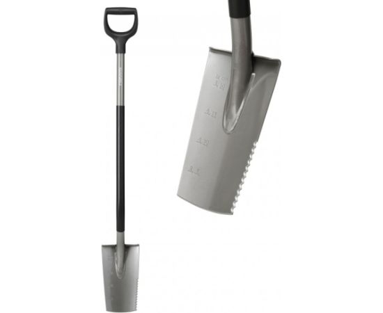 Apaļa lāpsta Fiskars Ergonomic; 1230 mm Pīķi, lāpstas, dakšas