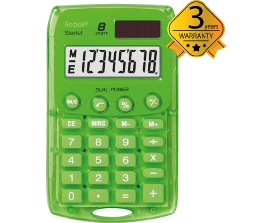 Calculator pocket Rebell STARLETG BX Jaunumi - Birojam