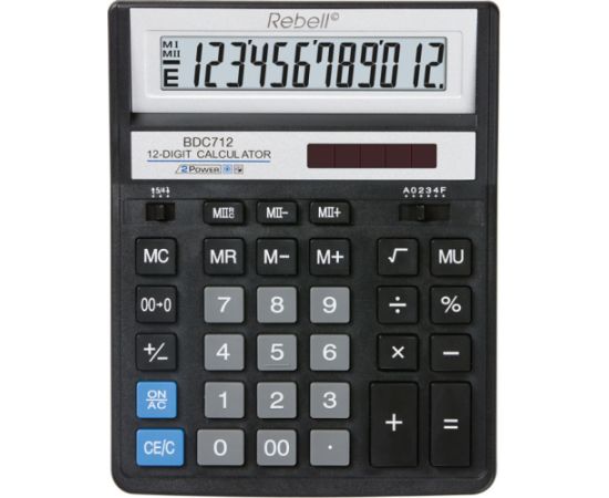 Calculator Desktop Rebell BDC712BK Jaunumi - Birojam