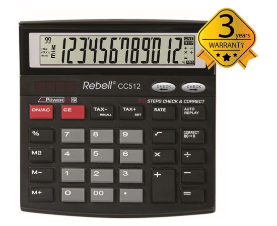Calculator Desktop Rebell CC512 Jaunumi - Birojam