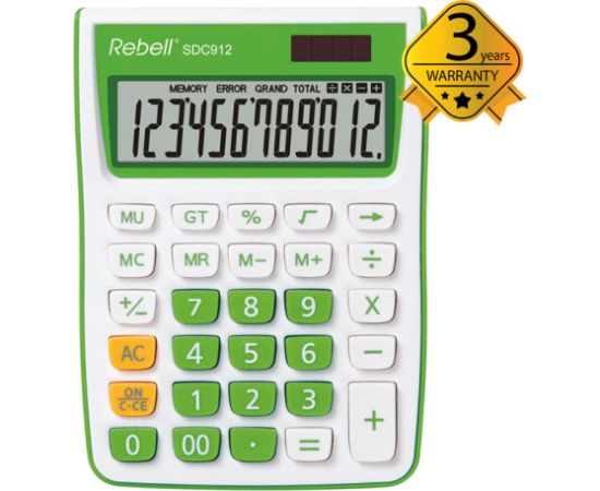 Calculator Semi-Desktop Rebell SDC912GR Jaunumi - Birojam