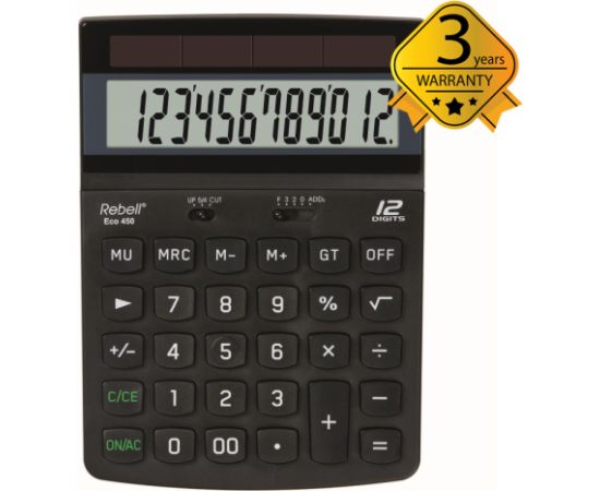 Calculator Desktop Rebell ECO450 Jaunumi - Birojam