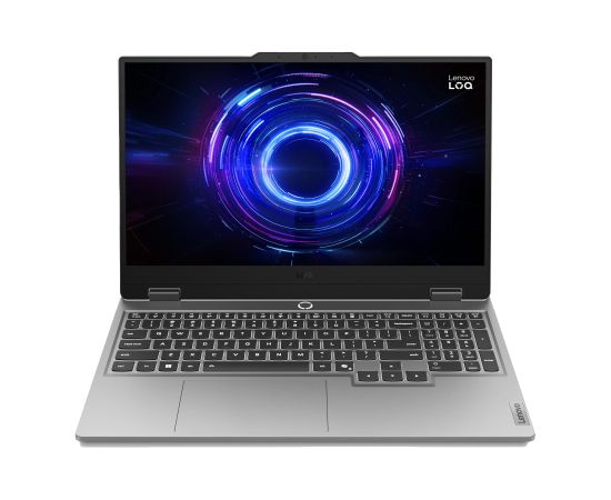 Notebook LENOVO LOQ 15IRX10 CPU Intel® CoreT i7 i7-13650HX 15.6 " 1920 x 1080 pixels RAM 32 GB DDR5-SDRAM SSD 1000 GB Discrete graphics NVIDIA GeForce RTX 5060 8 GB On-board graphics Yes Numeric keypad Yes Colour Grey Weight 2.4 kg 4800 MHz 83JE006FRM Portatīvie datori