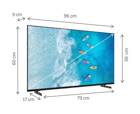 TV Set THOMSON 43 " 4K Ultra HD 3840 x 2160 pixels Flat 16:9 LED 43UG4S15 Телевизоры