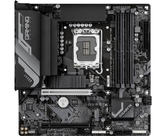 Mainboard GIGABYTE Intel B760 LGA 1700 micro ATX RAM DDR4-SDRAM 4xSlots 2xNumber of M.2 (M) slots B760MGXDDR4GEN5 Материнские платы