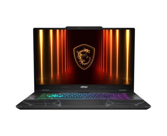 Notebook MSI Cyborg 17 B13WGKG CPU Intel® CoreT i7 i7-13620H 17.3 " 1920 x 1080 pixels RAM 16 GB DDR5-SDRAM SSD 1000 GB Discrete graphics NVIDIA GeForce RTX 5070 12 GB On-board graphics Yes Numeric keypad Yes OS installed Windows 11 Home Colour Black Weig Portatīvie datori