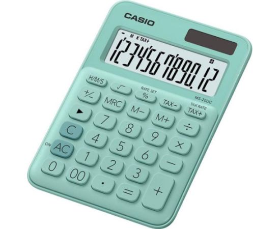 Kalkulator Casio 3722 MS-20UC-GN BOX Jaunumi - Birojam