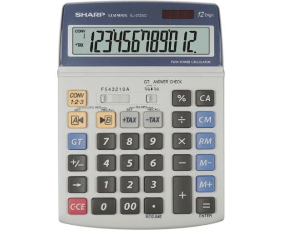 Kalkulator Sharp EL2125C Jaunumi - Birojam