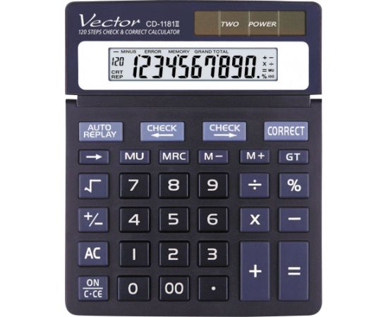 Kalkulator Vector CD-1181 II (ZI1016) Jaunumi - Birojam