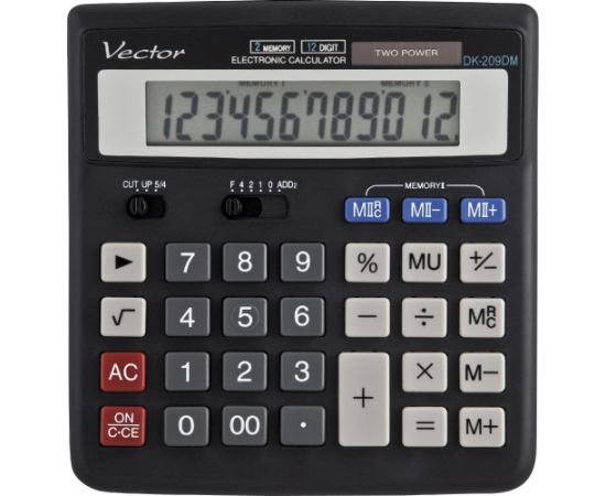 Kalkulator Vector DK-209DM (ZI5140) Jaunumi - Birojam