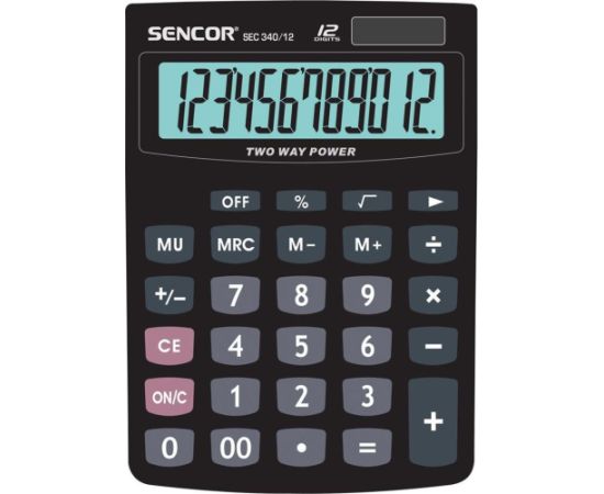 Kalkulator Sencor SEC 340/12 Jaunumi - Birojam