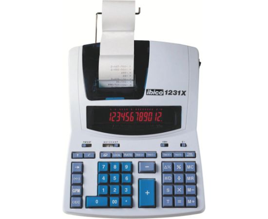 Rexel Printing Calculator Ibico 1231X Professional 12-digit, 290 mm, 375 mm, 375 mm Новости - Для офиса