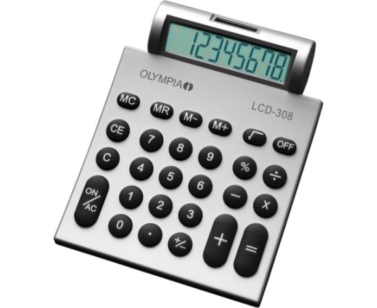 Olympia LCD 308 kalkulator Desktop Podstawowy kalkulator Jaunumi - Birojam